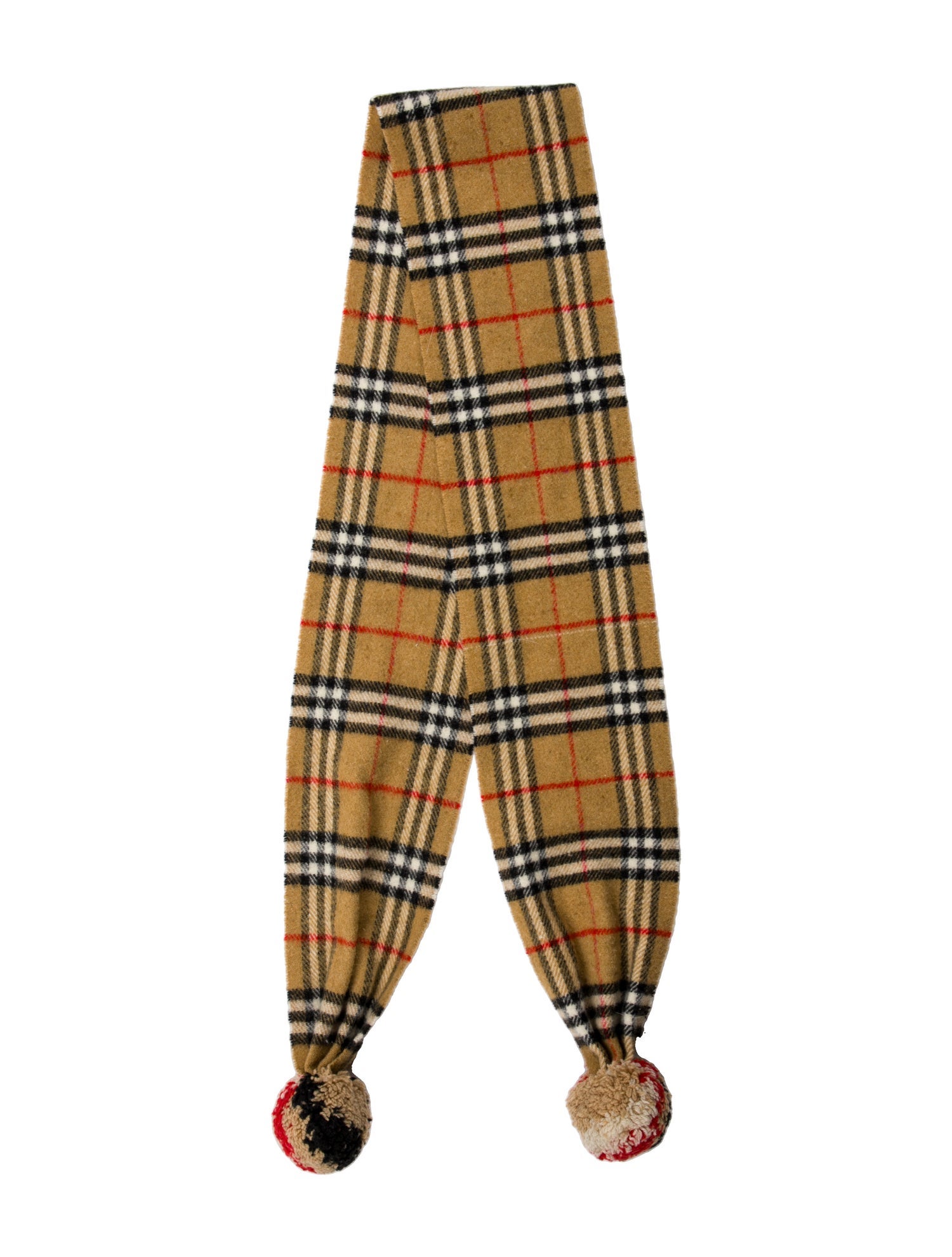 Burberry Lambswool Nova Check Pattern Scarf